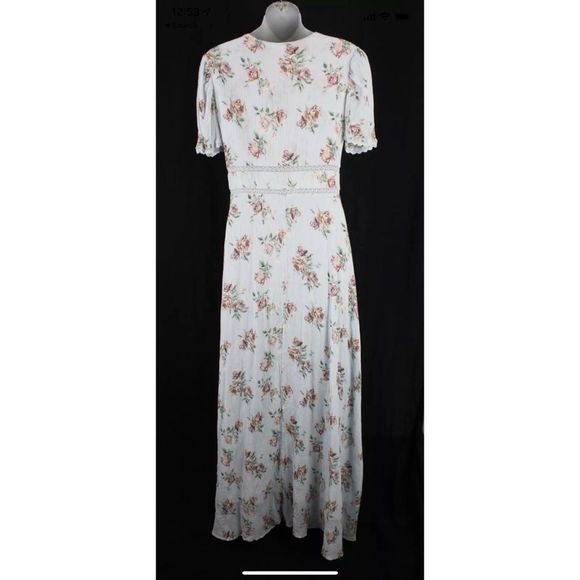 LoveShackFancy Stacy Floral Maxi Dress - Picture 5 of 6